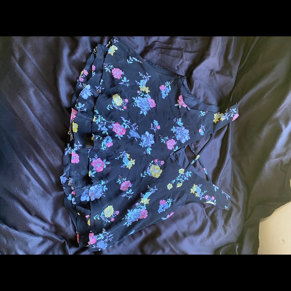 Flowered Tank Top